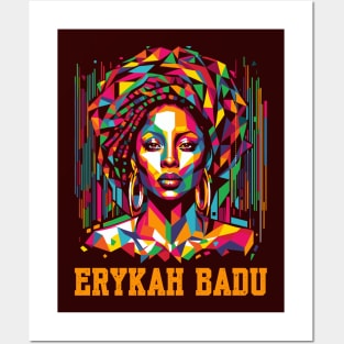 Erykah WPAP Posters and Art